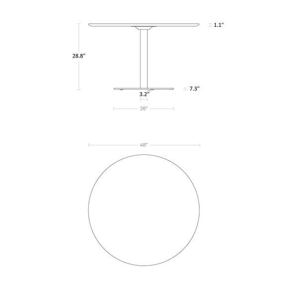 Easy Round Dining Table