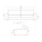 Esker 98 Inch Sofa