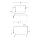 Guide Velvet Lounge Chair