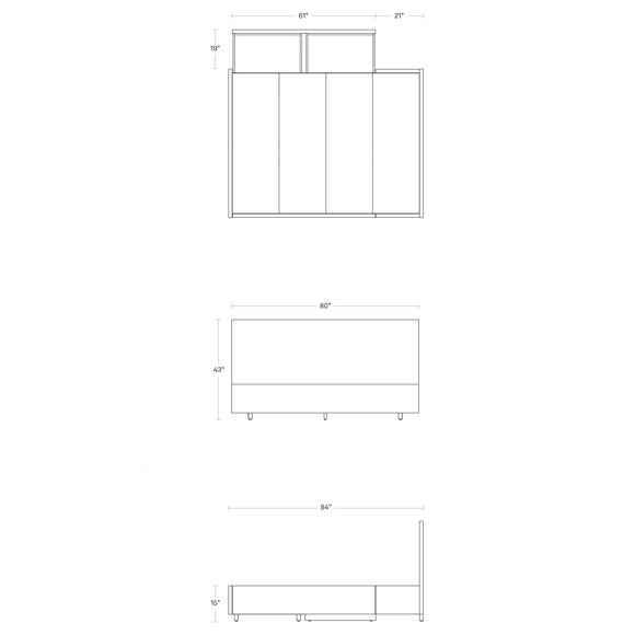 Homecoming Storage Bed