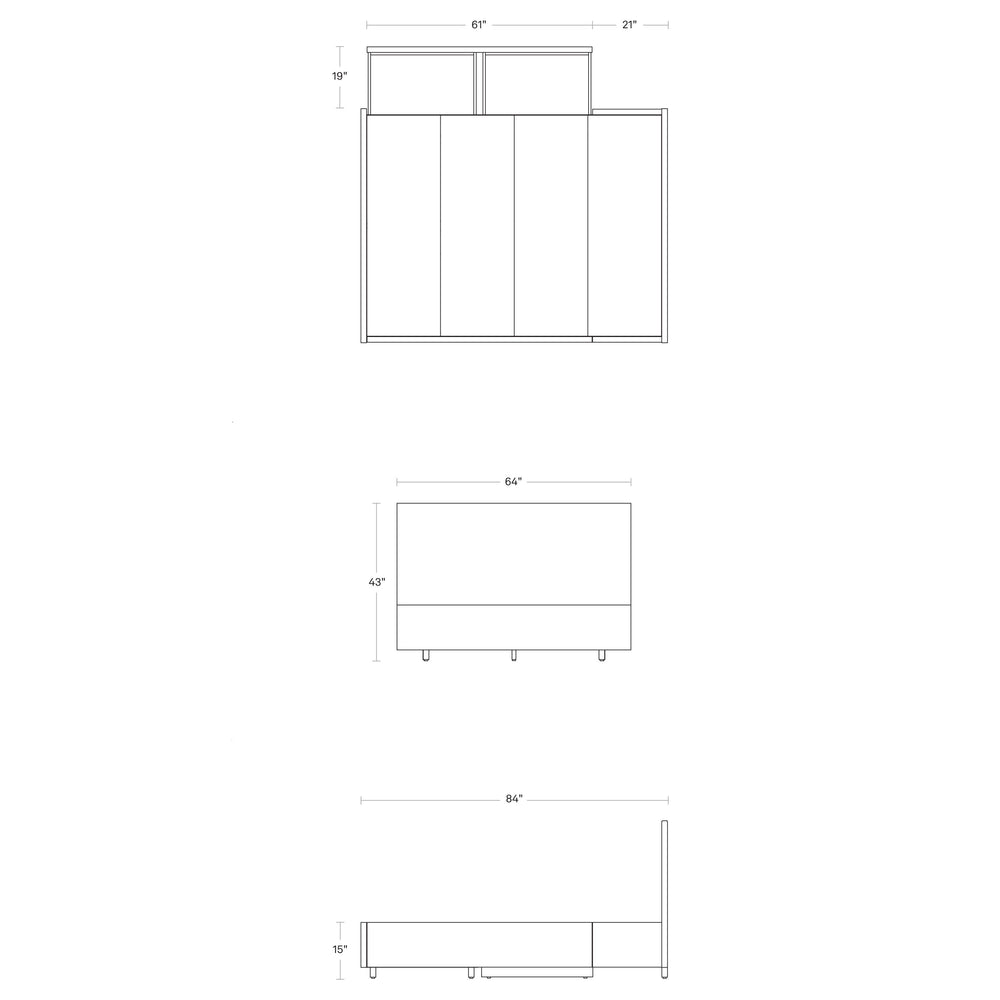 Homecoming Storage Bed
