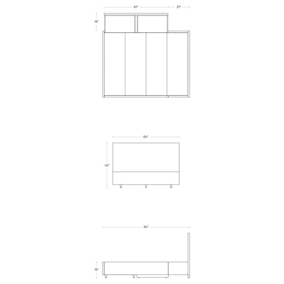 Homecoming Storage Bed
