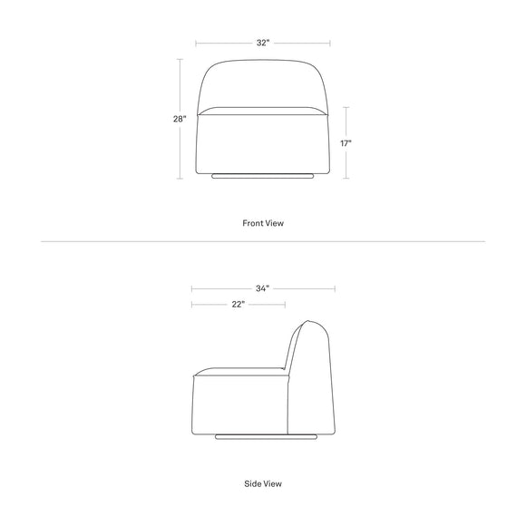 Looksee Swivel Lounge Chair