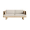 Loophole Outdoor 2 Seat Sofa  option Sunbrella Stucco