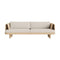 Loophole Outdoor 3 Seat Sofa  option Sunbrella Stucco