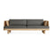 Loophole Outdoor 3 Seat Sofa  option Toohey Charcoal