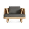 Loophole Outdoor Lounge Chair  option Toohey Charcoal