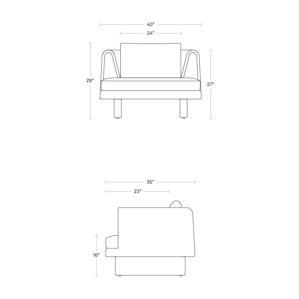 Loophole Outdoor Lounge Chair