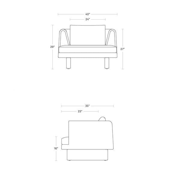 Loophole Outdoor Lounge Chair
