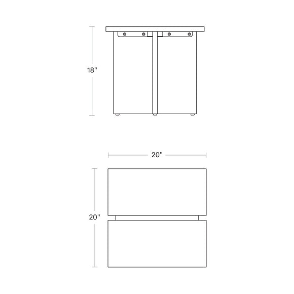 NowThen Outdoor Side Table