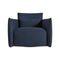 Oft Swivel Lounge Armchair  option Kvadrat Autumn Navy