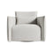 Oft Swivel Lounge Armchair  option Kvadrat Autumn Parchment