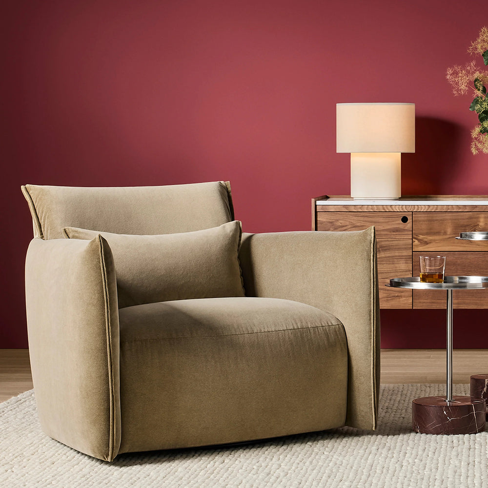 Oft Swivel Lounge Armchair