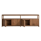 Open Plan Long and Low Bookcase with Storage