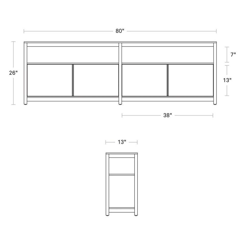 Open Plan Storage Bookcase