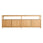 Open Plan Long and Low Bookcase with Storage