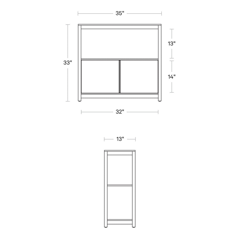 Open Plan Storage Bookcase