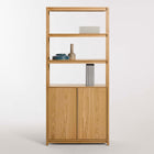 Open Plan Tall Bookcase with Storage