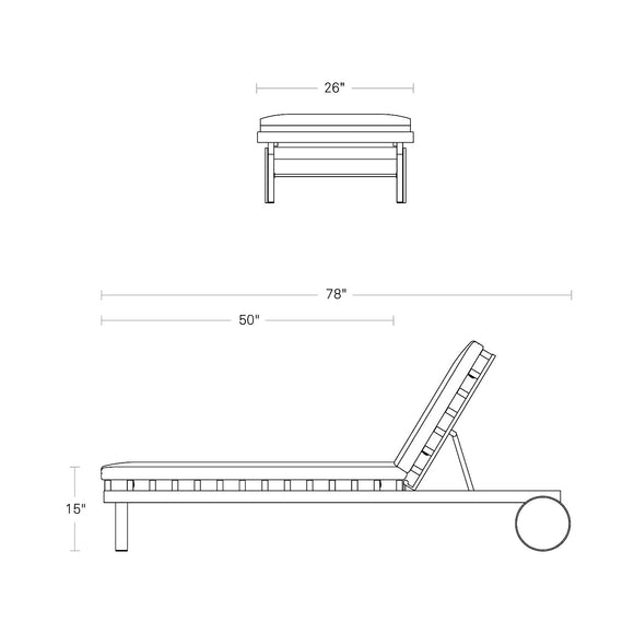 Perch Outdoor Sun Lounger