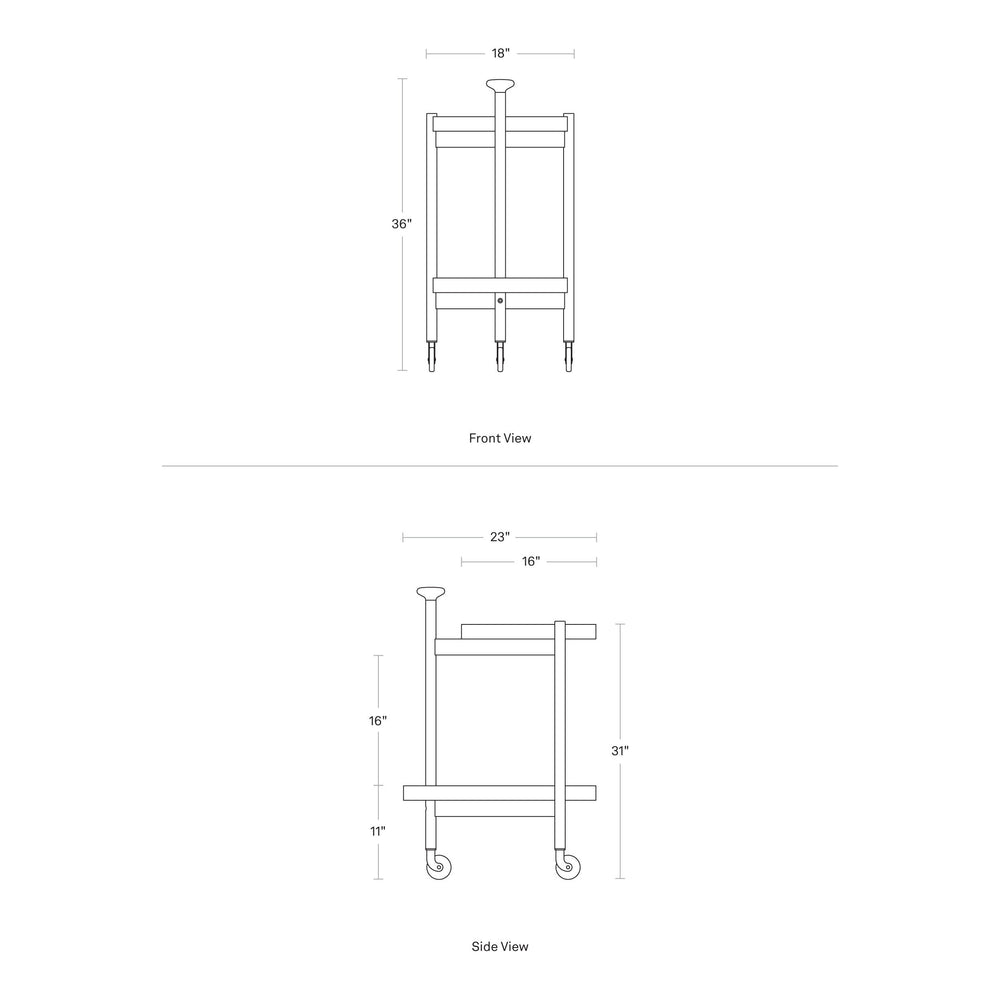 Pose Bar Cart