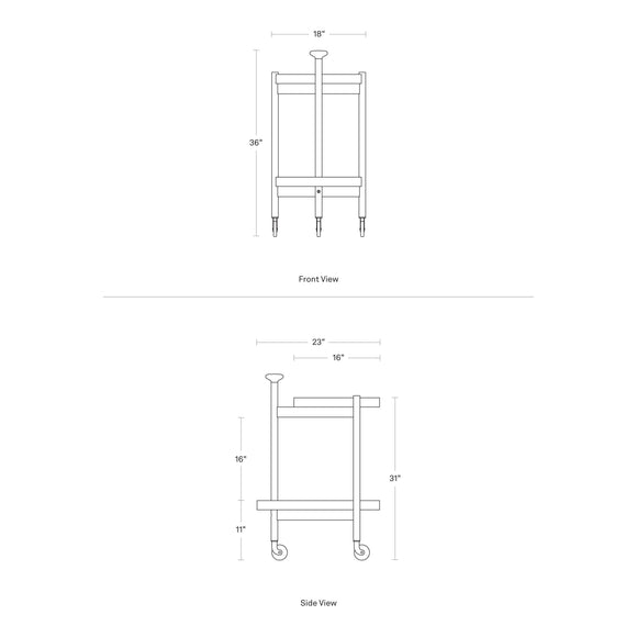 Pose Bar Cart