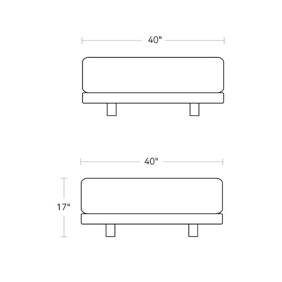 Sunday Small Ottoman