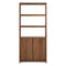 Open Plan Tall Bookcase  option With Storage