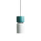 Aspen S17 Pendant Light  option Clear Turquoise