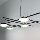 Crosshatch Linear Pendant Light