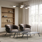 Crosshatch Linear Pendant Light
