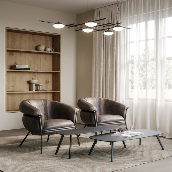 Crosshatch Linear Pendant Light