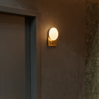 Crosshatch Number Wall Light