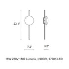 Crosshatch Wall/Ceiling Lamp