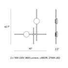 Crosshatch Wall/Ceiling Lamp
