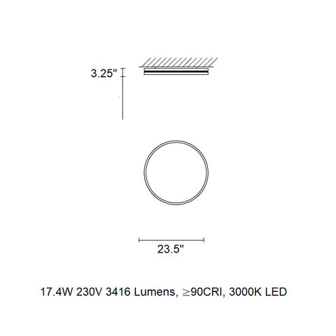 Lite Hole Flush Mount