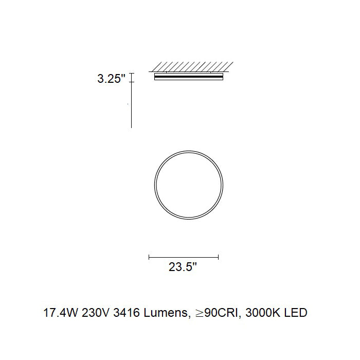 Lite Hole Flush Mount