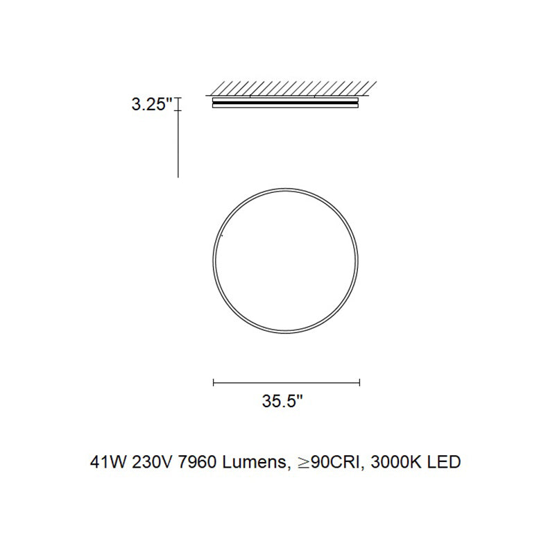 Lite Hole Flush Mount