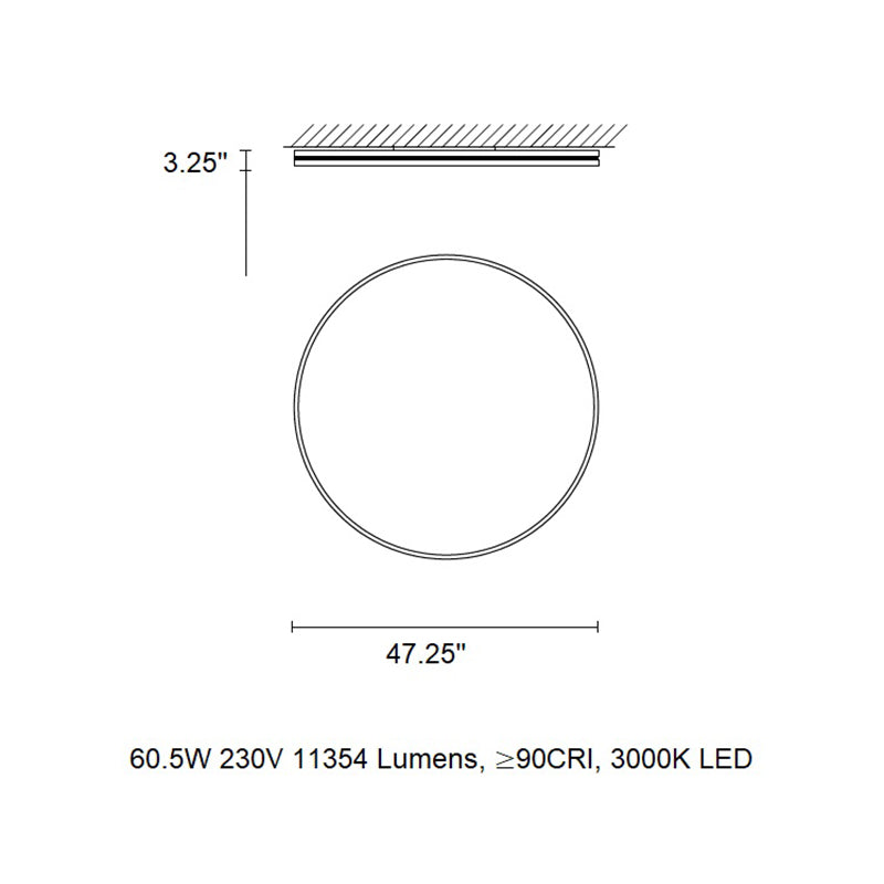 Lite Hole Flush Mount