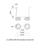 Misko SH Linear Pendant Light