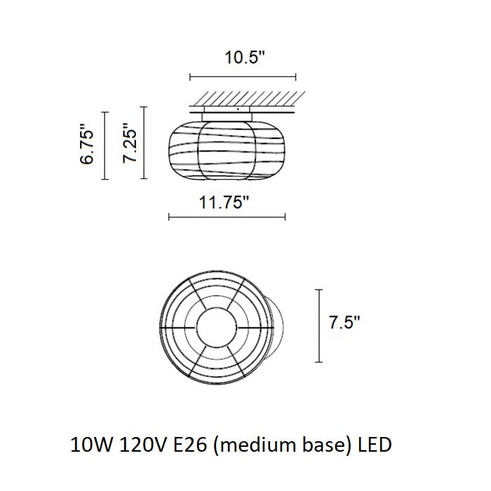 Misko Wall/Ceiling Lamp