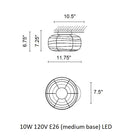 Misko Wall/Ceiling Lamp