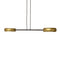 Ring S2 Linear Pendant Light  option Brass
