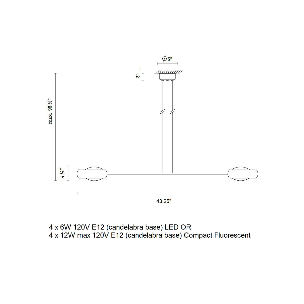 Ring S2 Linear Pendant Light