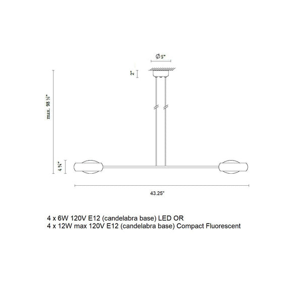 Ring S2 Linear Pendant Light