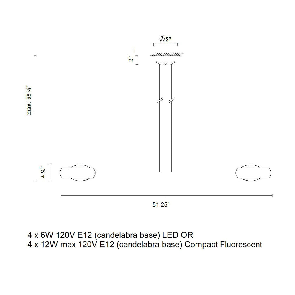 Ring S2 Linear Pendant Light