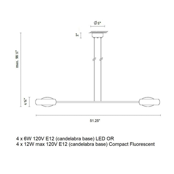 Ring S2 Linear Pendant Light