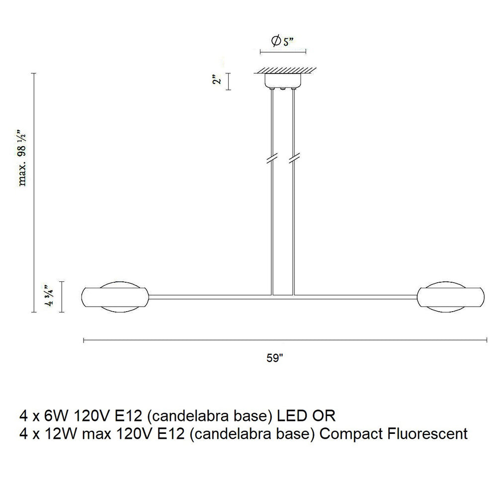 Ring S2 Linear Pendant Light