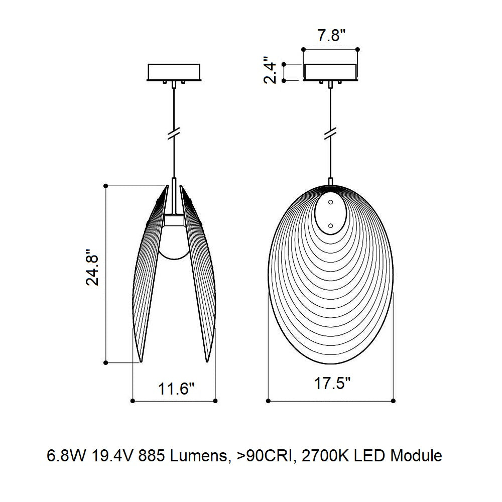 Ama LED Pendant Light