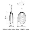 Ama LED Pendant Light