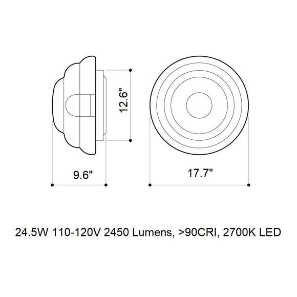 BOMMA Blimp LED Wall/Ceiling Light - 2Modern